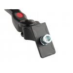 Stojan na bicykel nastaviteľný, na stred, hliníkový MTB čierny 20"-28"